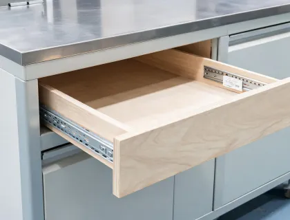 Stainless drawer slides