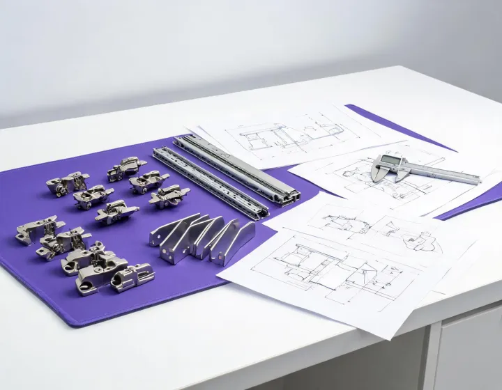 Sugatsune cabinet hardware and drawer slide catalog workspace